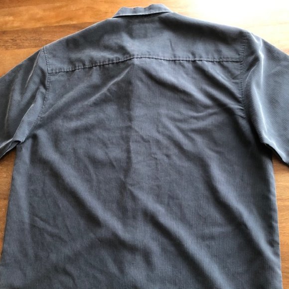 Mens Quiksilver Short Sleeve Dark Gray Medium - Picture 7 of 8